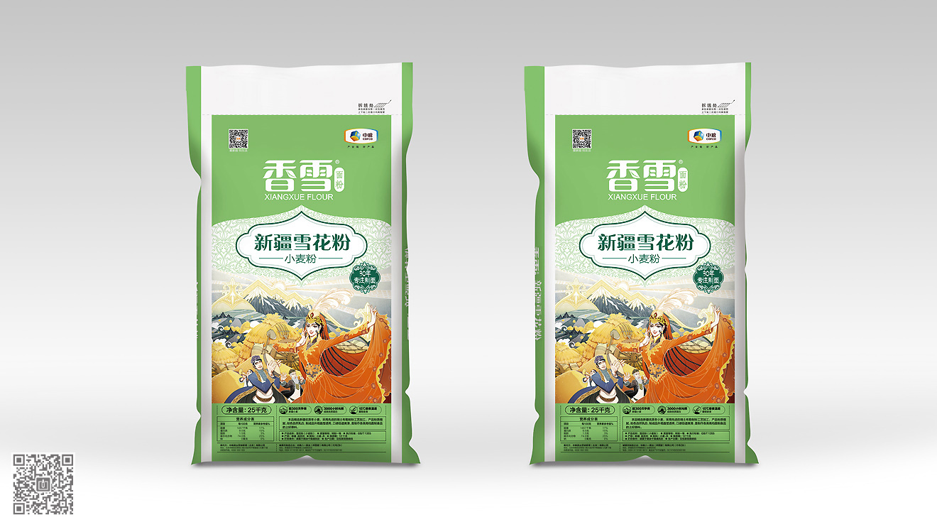 中糧面業(yè)面粉包裝設(shè)計(jì)與插畫繪制